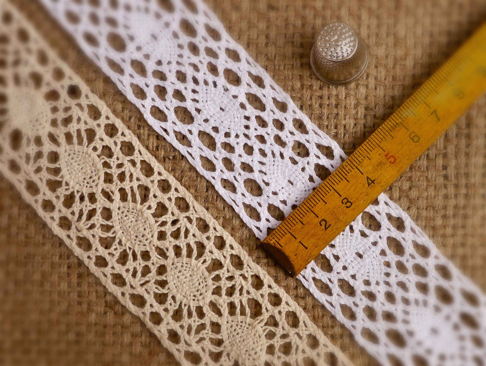 Thumbnail: Cotton Crochet Lace M366