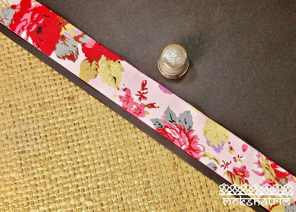 Thumbnail: Floral Roses Art Jacquard Ribbon MA924