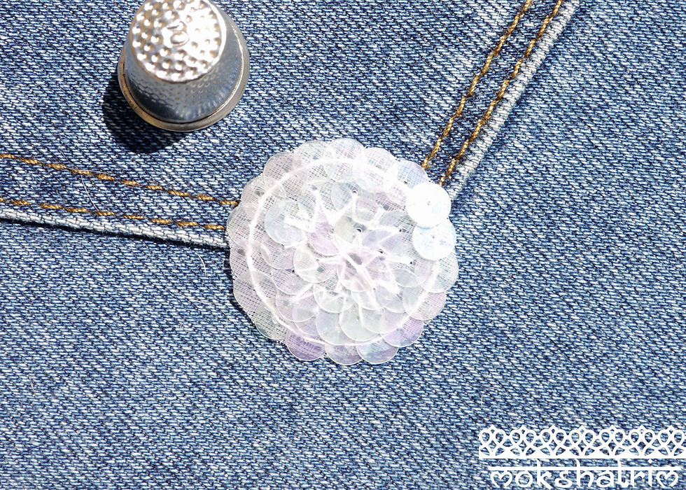 Thumbnail: Circular Sequin Applique MA7006