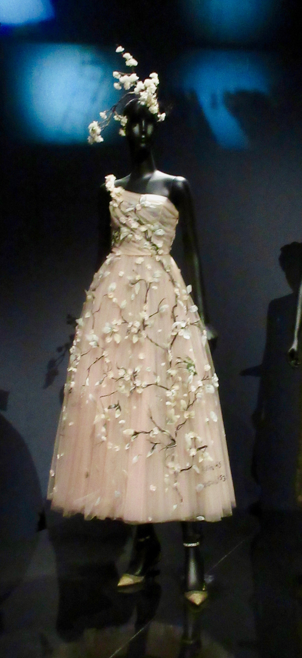 Maria Grazia Chiuri's Haute Couture Autumn/Winter 1997 stretch silk damask and beadingSpring/Summer Collection 2017 tulle and embroidery