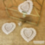 Sew On White Guipure Lace Heart Applique patch valentines day Mokshatrim Haberdashery