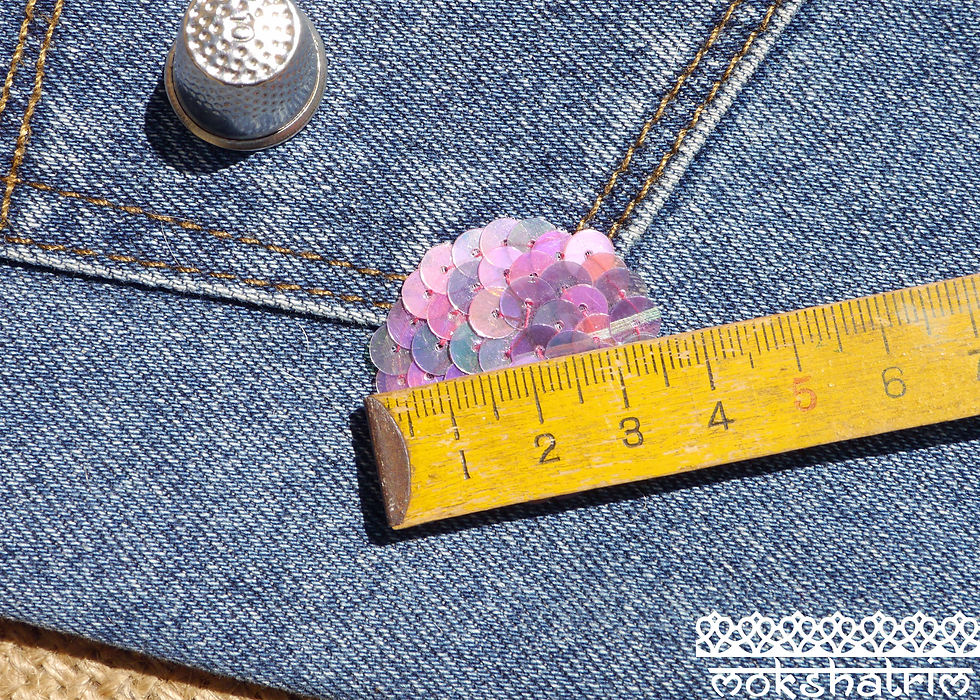 Thumbnail: Circular Sequin Applique MA7006