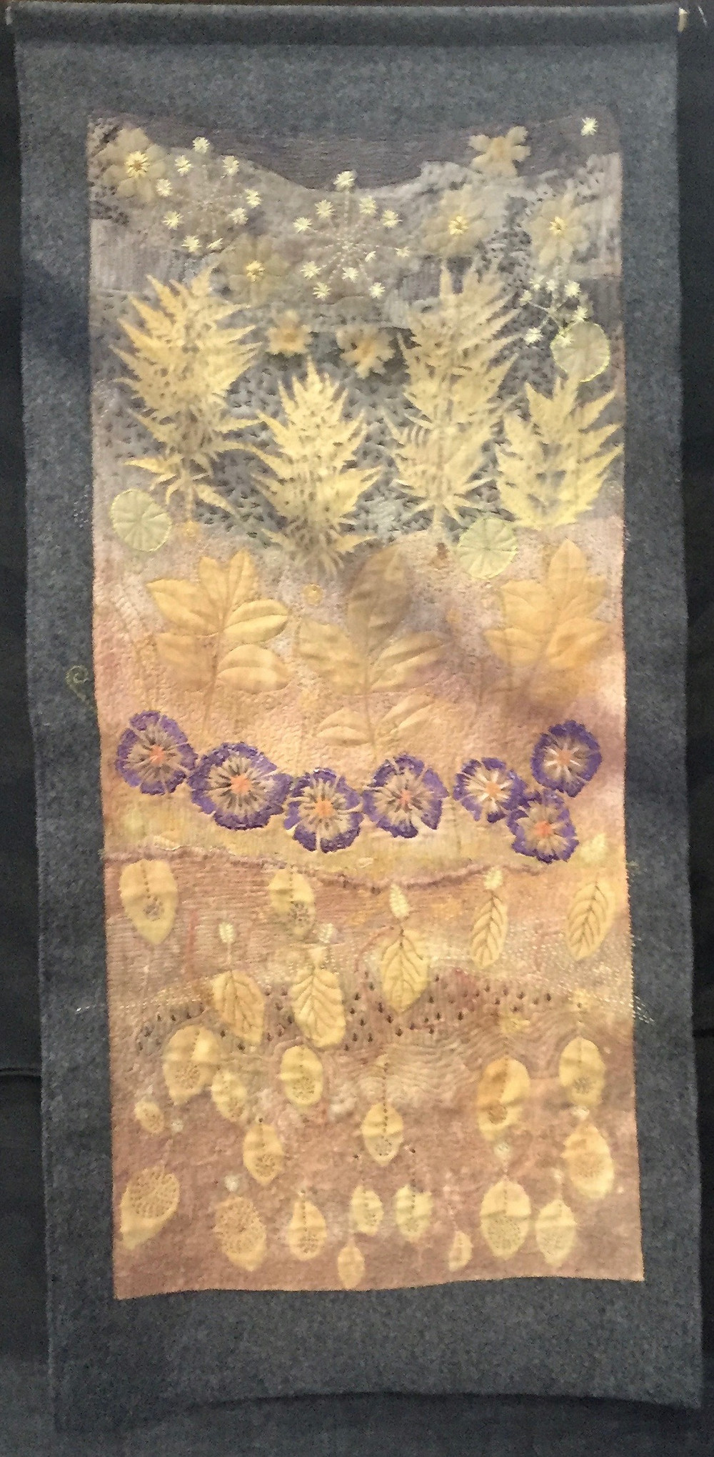 Festival of Quilts - Underground Overground by Caroline Nixon (Art Quilt)
