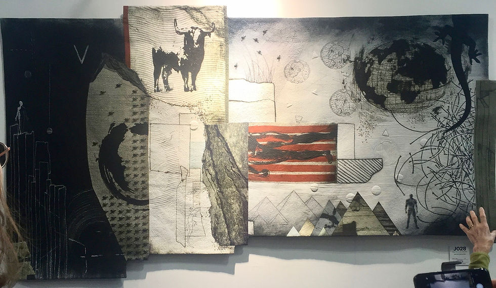 BEST IN SHOW HANDICRAFTS GROUP - Who will tell the Bees by Mary Palmer and Anne Kiely