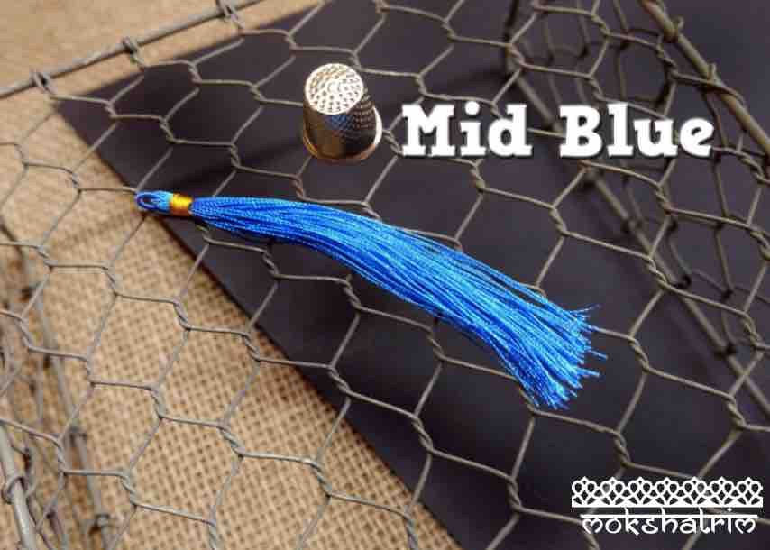 Thumbnail: Chinese Rainbow Coloured Fine Silky Tassle Tassel Mokshatrim Ethnic Haberdashery