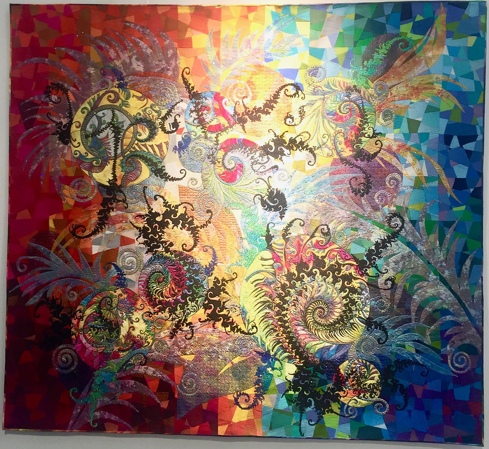 Festival of Quilts WINNER CONTEMPORARY QUILTS Fractal by Claudia Pfeil