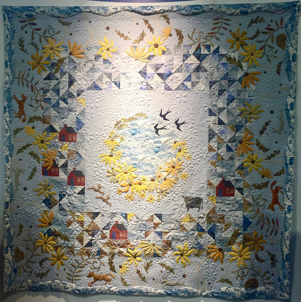 Festival of Quilts WINNER GROUP QUILTS - Over the Hills and Far Away by Cowslip Workshops