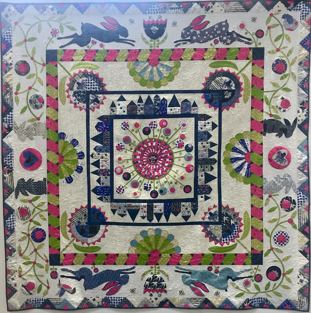 Festival of Quilts My trip down the rabbit hole by Sharon Appleton (Traditional Quilt)