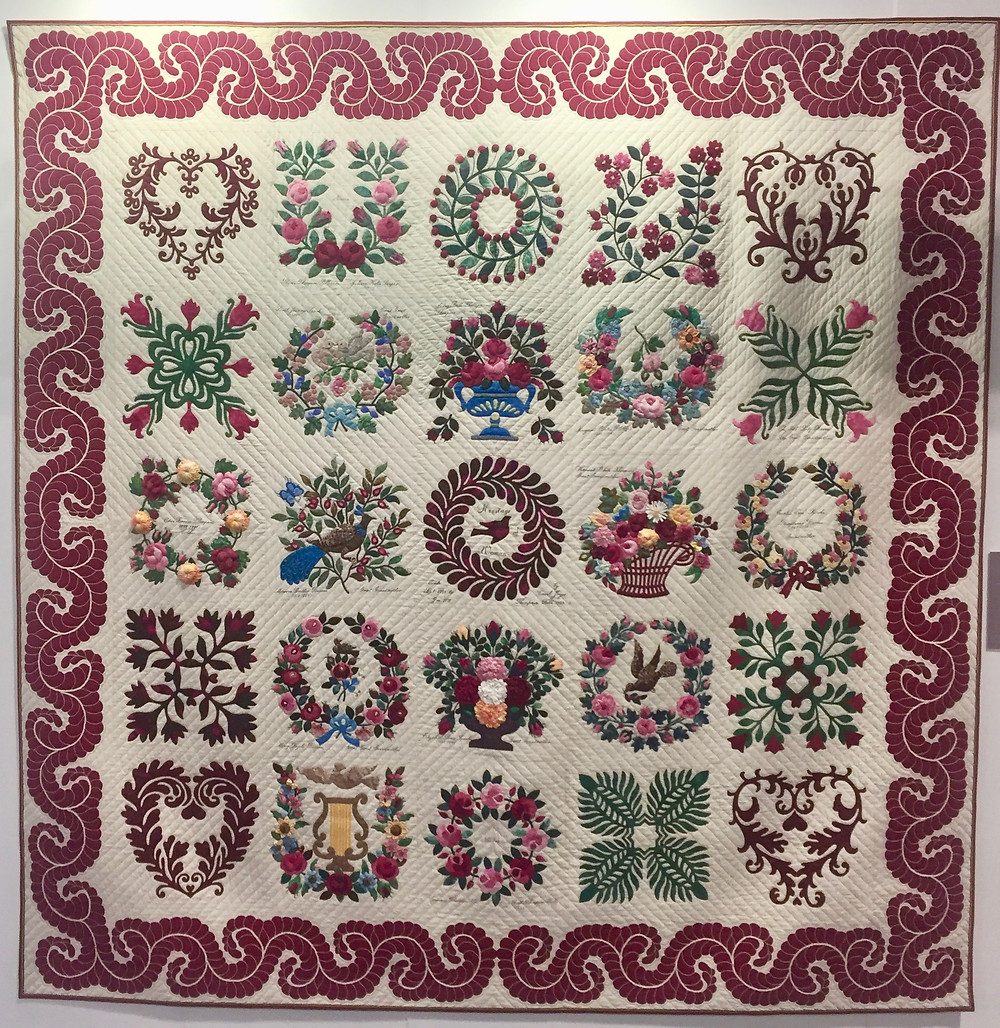 Heritage of Women, Album Quilt by Carol Thompson Falk, Nebraska 1995-1998