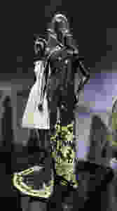 Indian Influence - Shalimar Dress by Gianfranco Ferrere Haute Couture Autumn/Winter 1996. Silk Chiffon, metal thread lace, sequins, beads and Swarovski crystals.