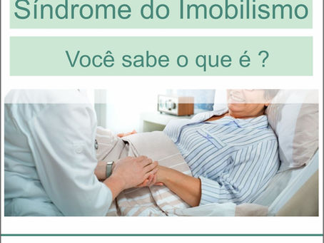 SINDROME DO IMOBILISMO 