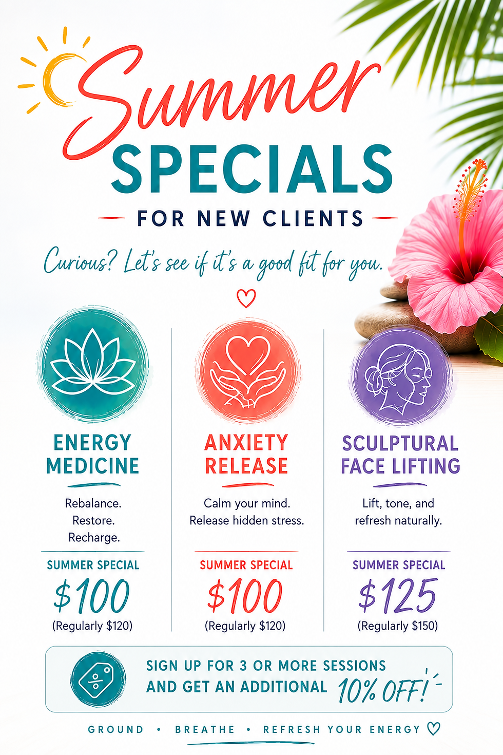 Invest in Your health, energy and well-being.