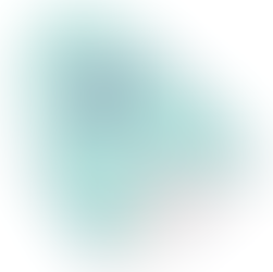 A person in a white shirt and dark pants floats peacefully in a light blue pool. Ladder visible on the side. Calm and serene mood.