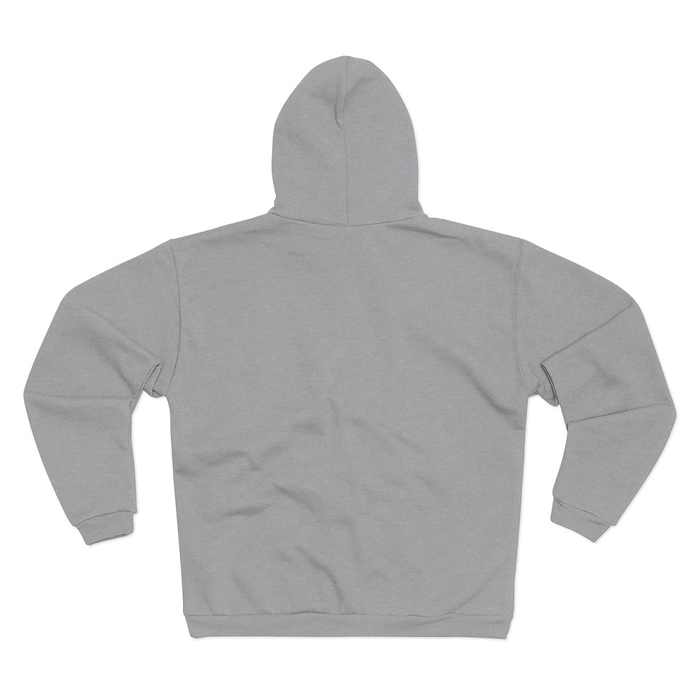 Thumbnail: Unisex Sweatshirt mit Kapuze und Reißverschluss kleines Logo 