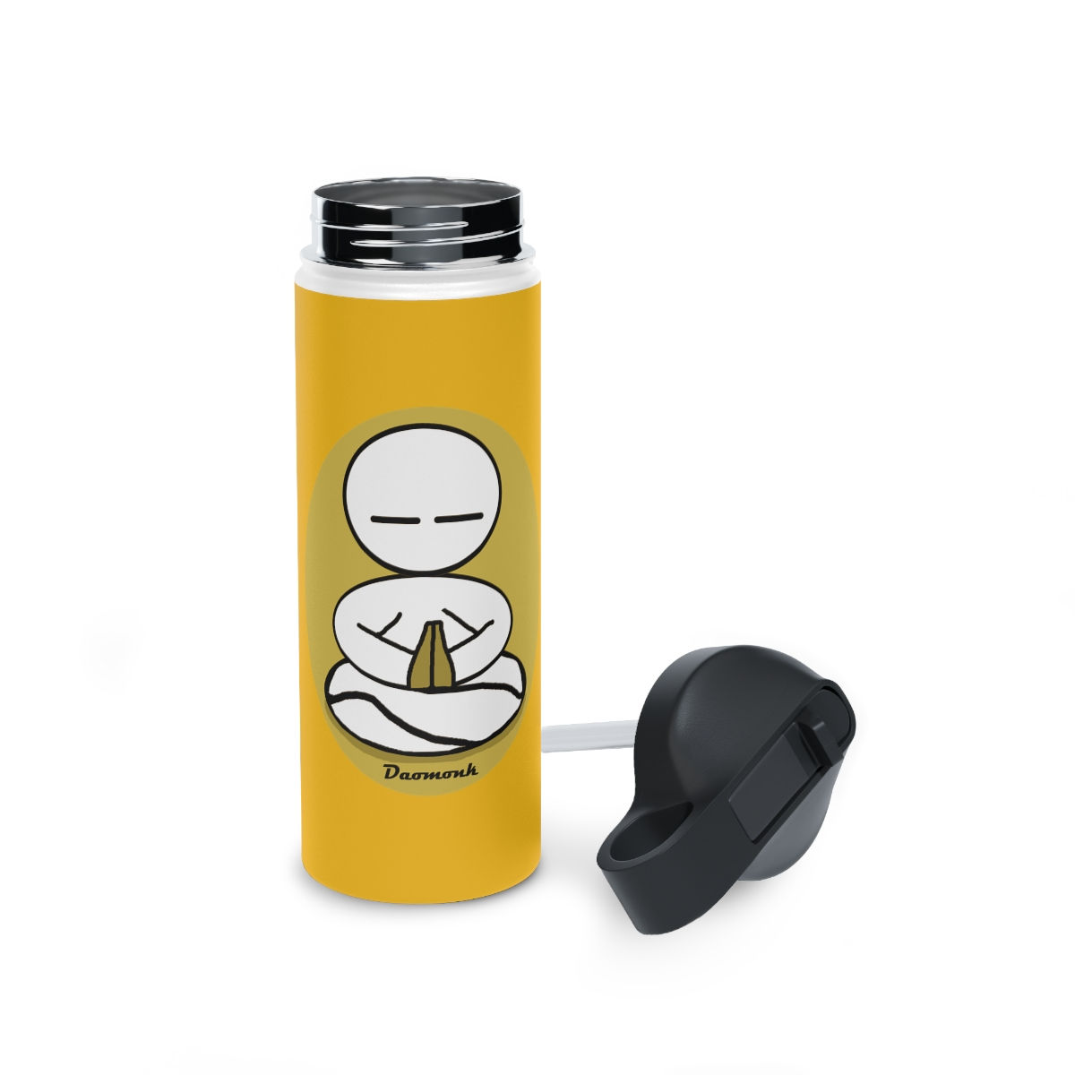 Edelstahl-Wasserflasche, Standarddeckel