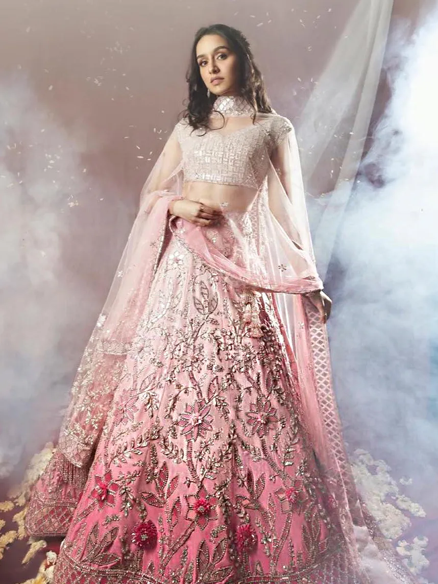 Shraddha Kapoor in Ombre Lehenga