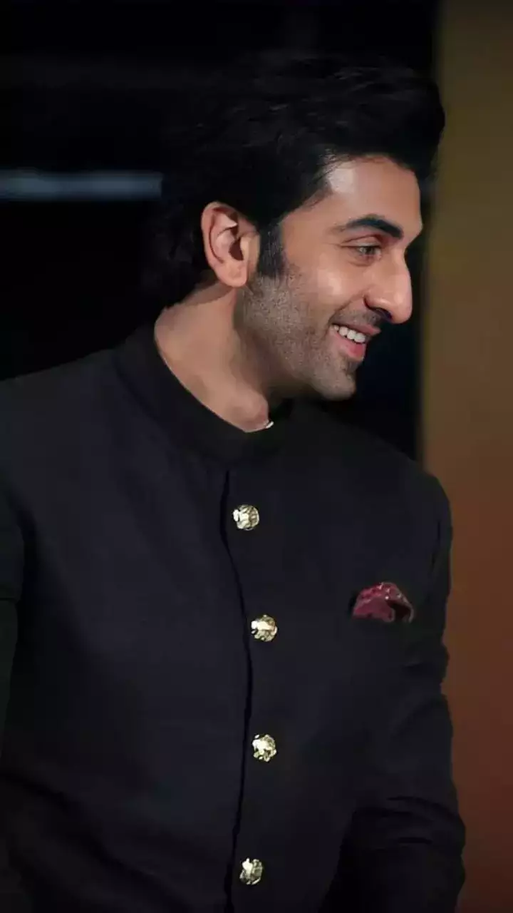 Ranbir Kapoor in Black Jodhpuri
