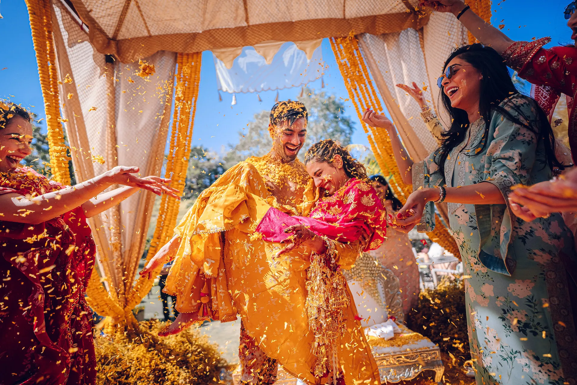 Haldi Ceremony at a Destination Wedding