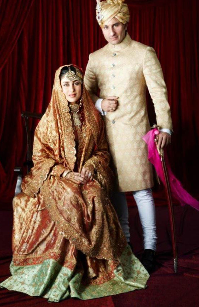 Kareena Kapoor Khan in her wedding sharara