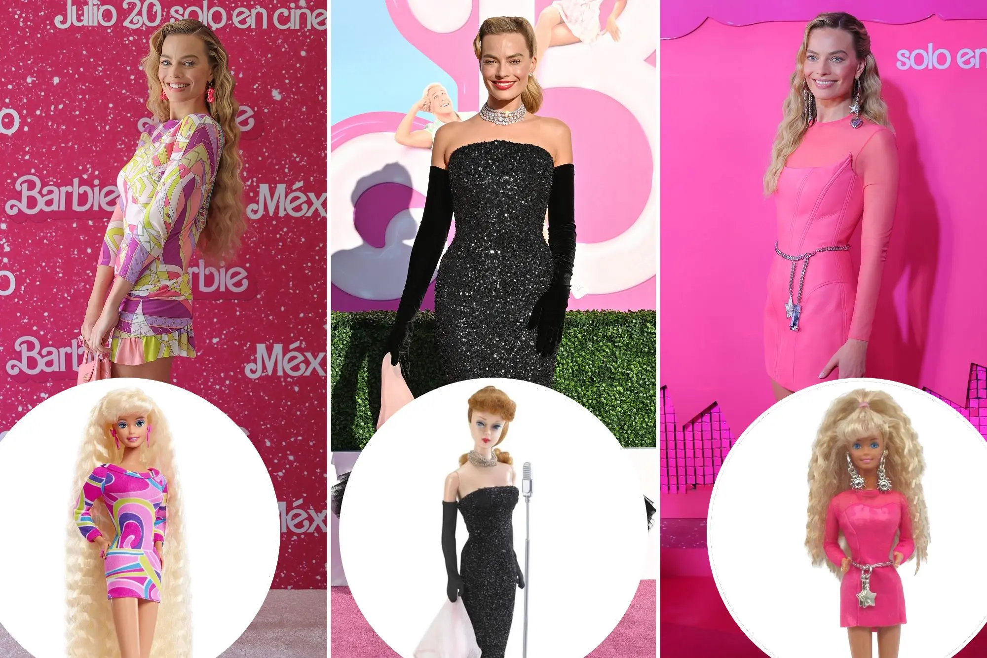 Margot Robbie in Barbie Dresses