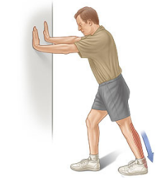 estiramiento de gemelo fisioterapia deportiva
