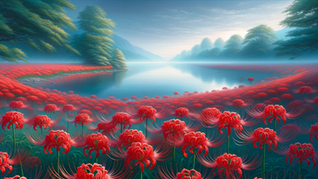 The Lake "Red Spider Lilys"