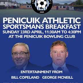 Penicuik Athletic Sportsmans Breakfast 2023