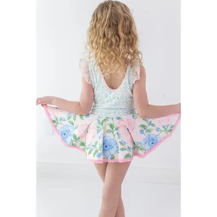 Thumbnail: Cheeky Plum- Farrah Leotard-Blush&Bloom