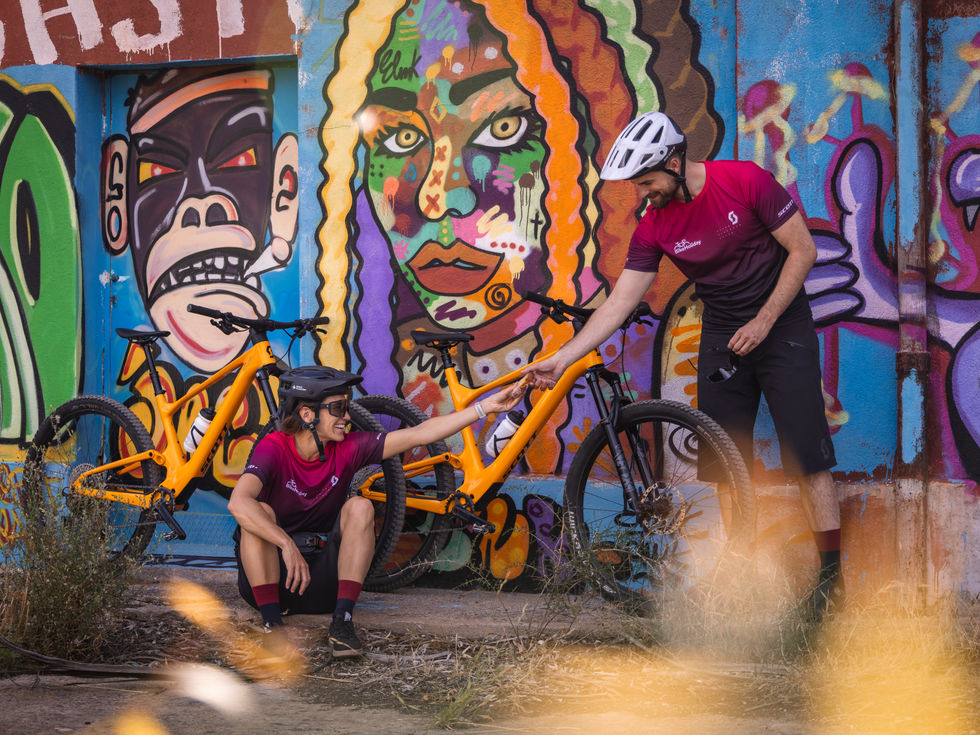 Scott Mountainbike aufgenommen auf Sardinien. Aufnahmen für Bikeholiday.