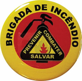 Boton Segurança Brigada de Incendio