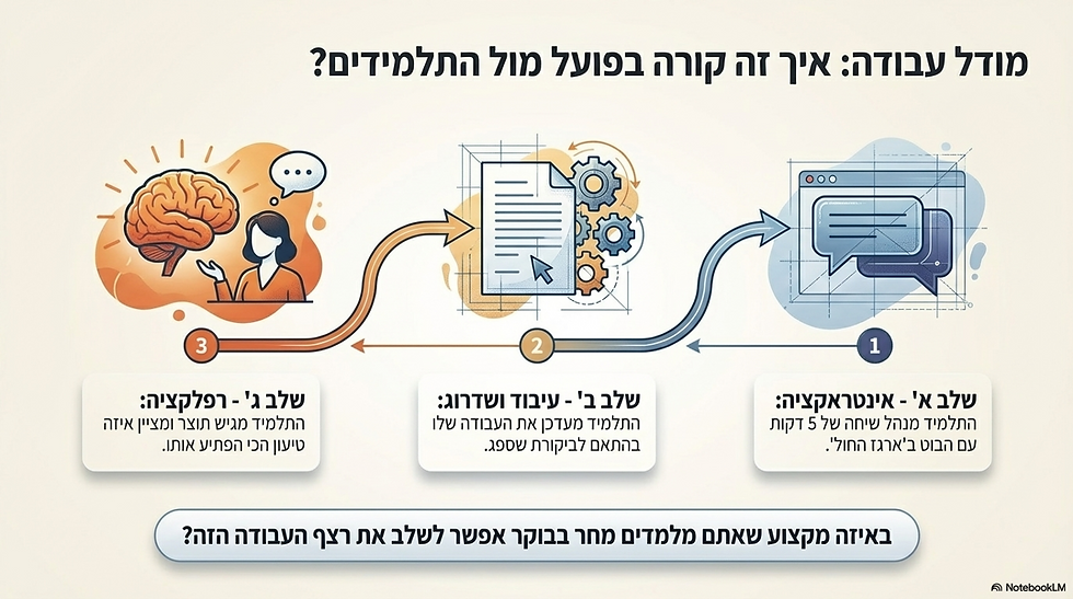 מודל עבודה לסימולציה בכיתה