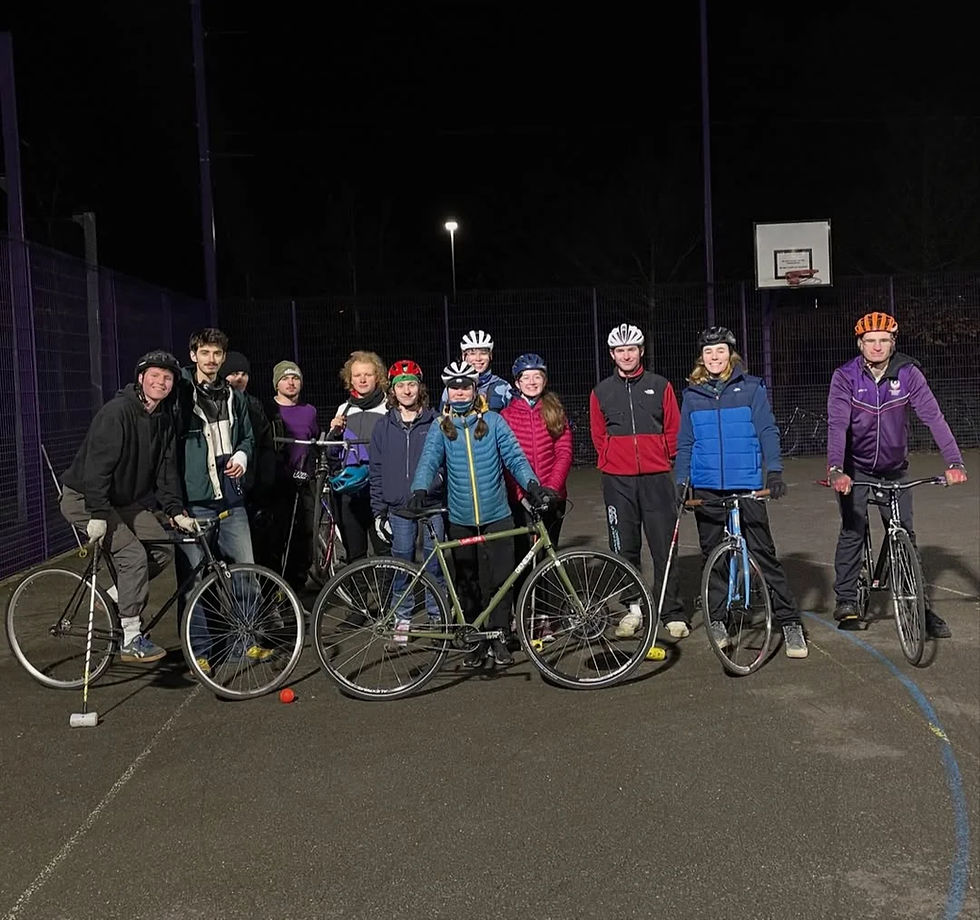 Bike Polo Practice