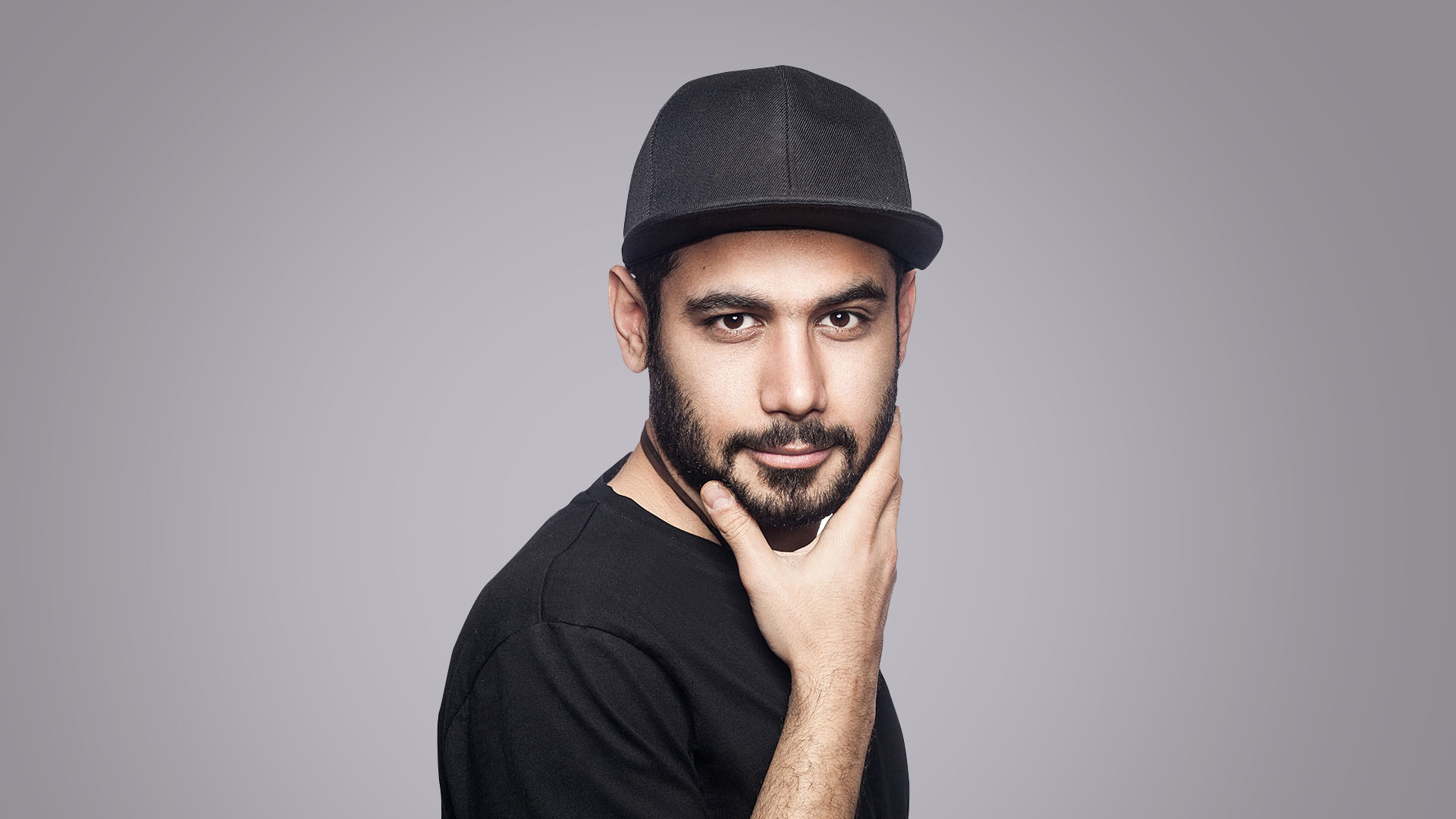 Man Posing for Camera