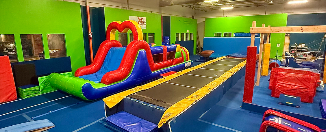 One of our Many Bounce Houses at Salem Gymnastics Center 