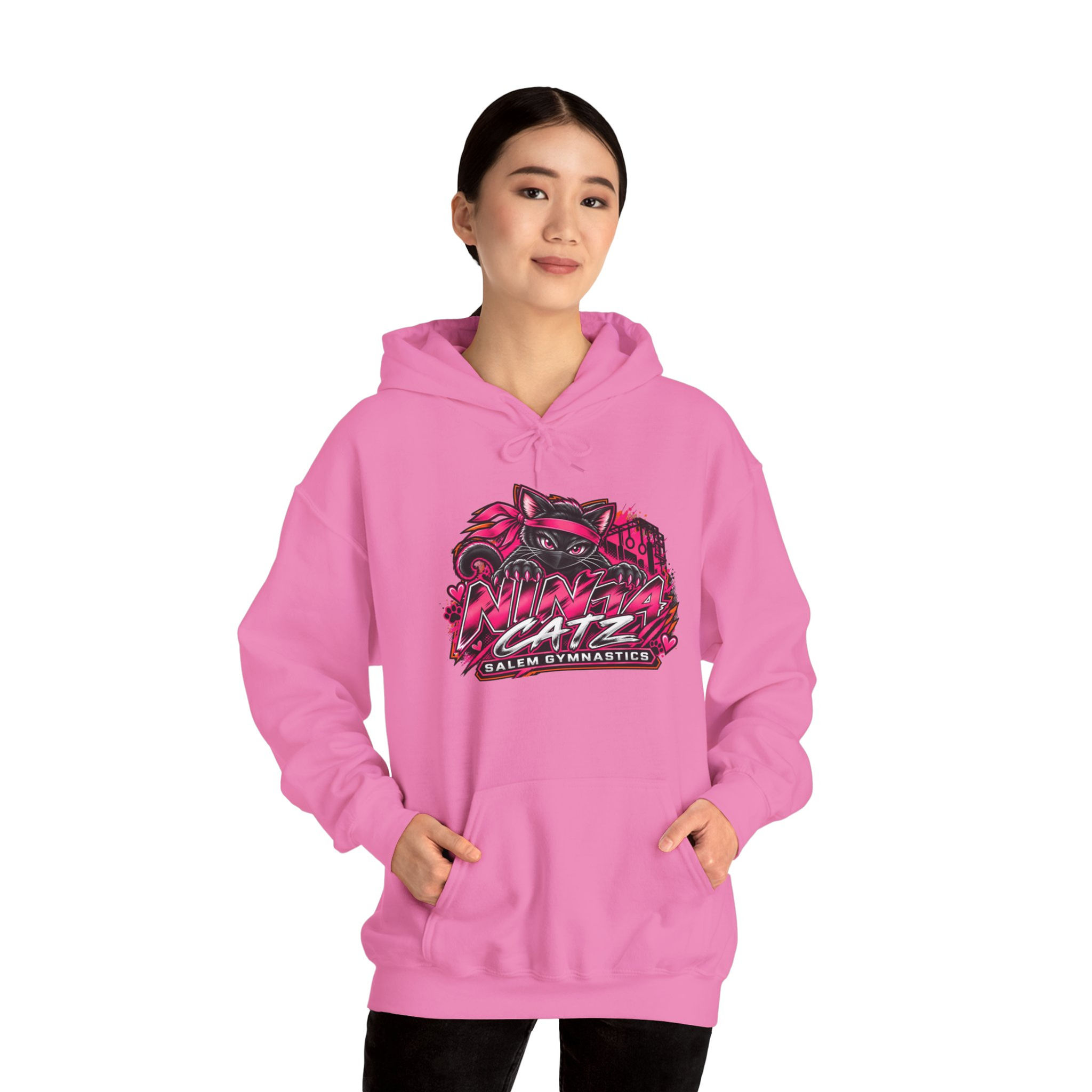 Pink Adult SGC Ninja Unisex Heavy Blend™ Hooded Sweatshirt