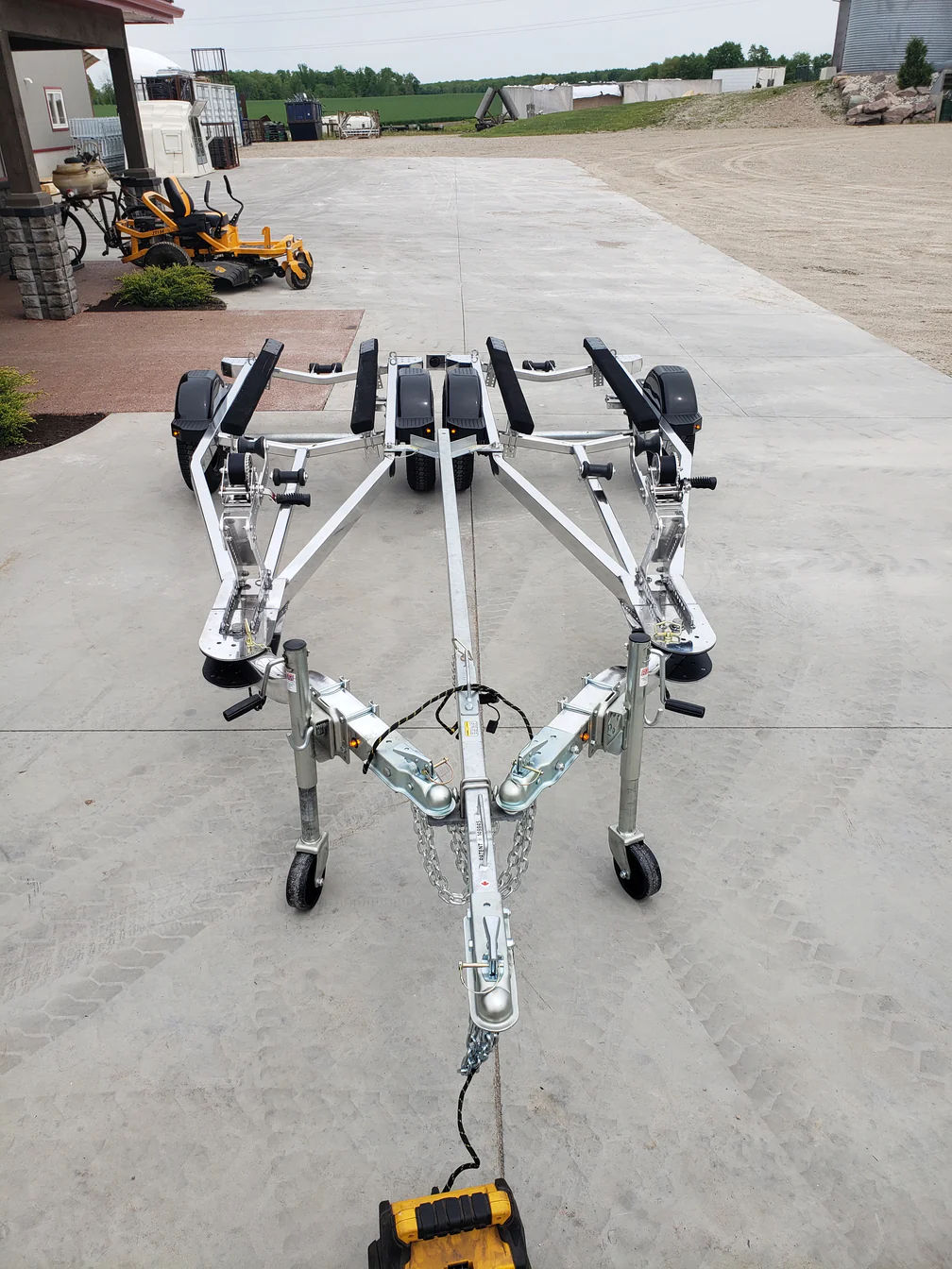 Aluminum Double Place 2n1 Trailer ( HEAVY DUTY)
