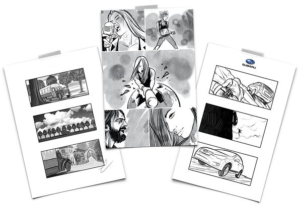 Elia Cristofoli storyboard