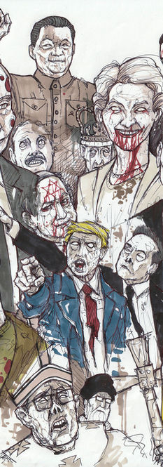 2025 - Sketch - Bic e promarker  su carta, 27,9x35,6 cm. Eseguito in LIVE su TikTok.