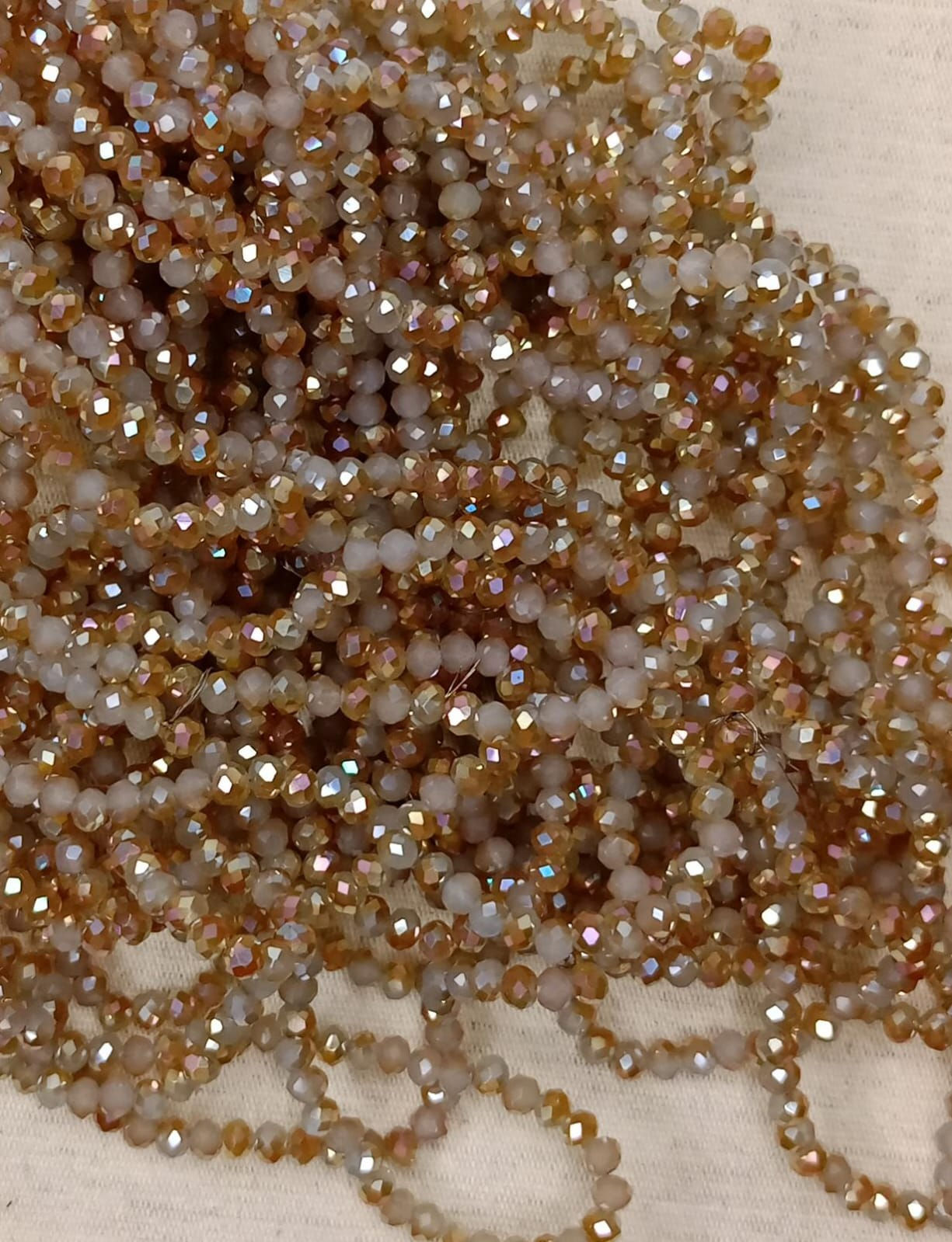 Cristal marrom mesclado