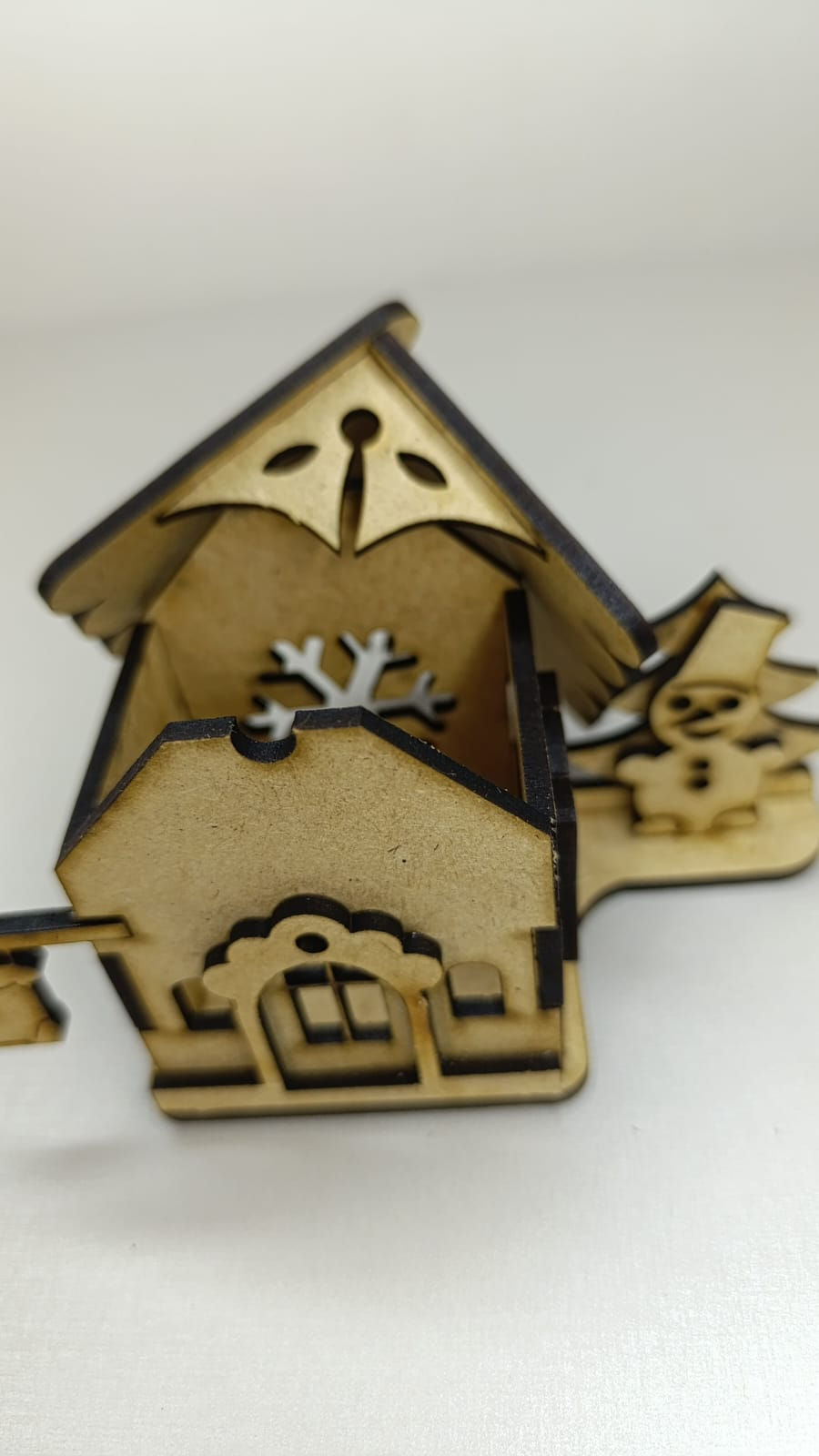 Miniatura: Casinhas natalinas (vários modelos)