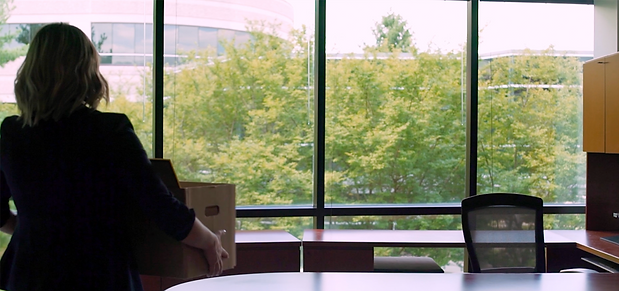 employee moving into new office