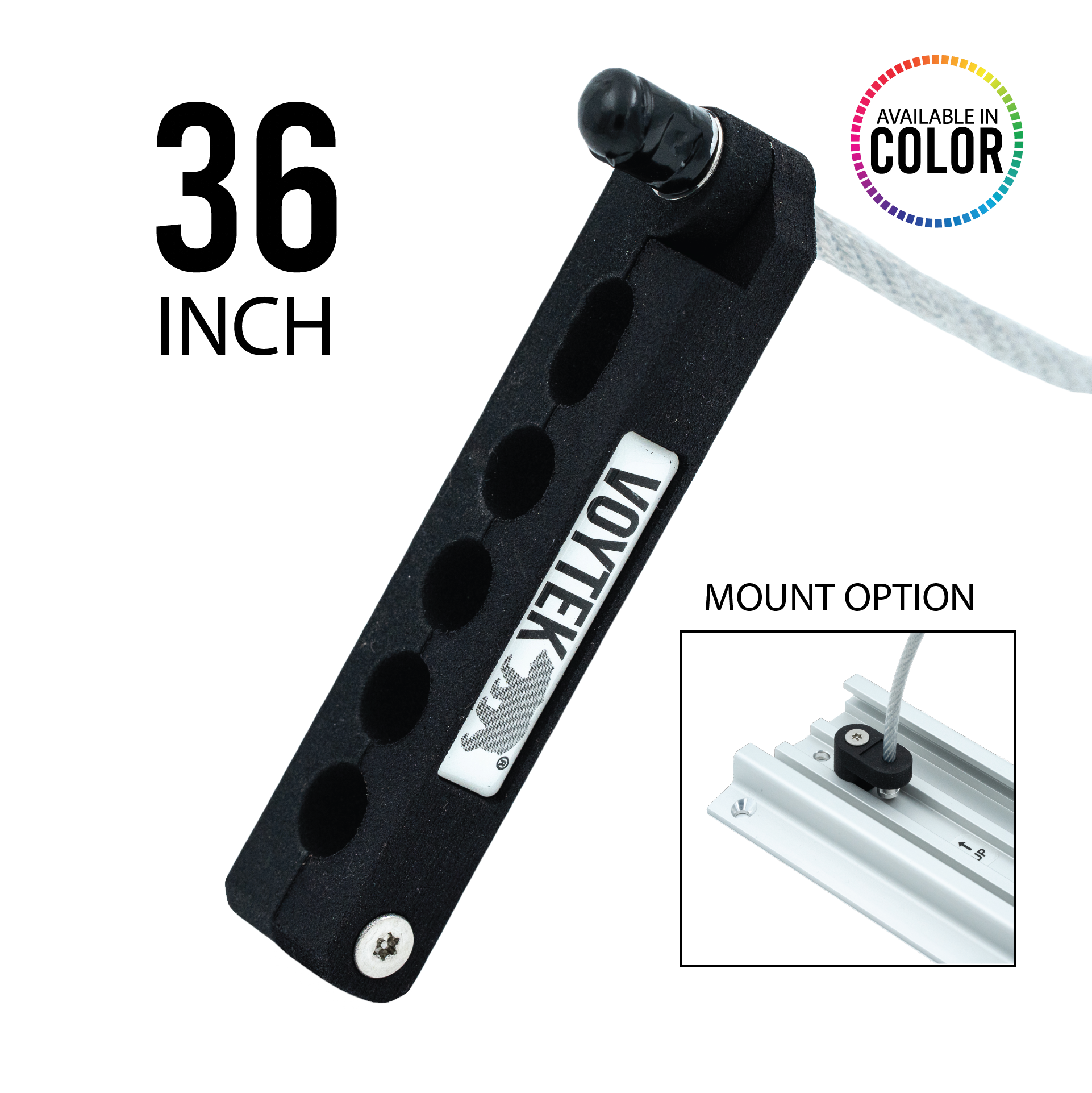 5 Hole 36 inch GCX Track Mount Bear Trap™ Security Tether