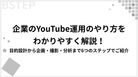 企業のYouTube運用のやり方をわかりやすく解説！目的設計から企画・撮影・分析まで6つのステップでご紹介