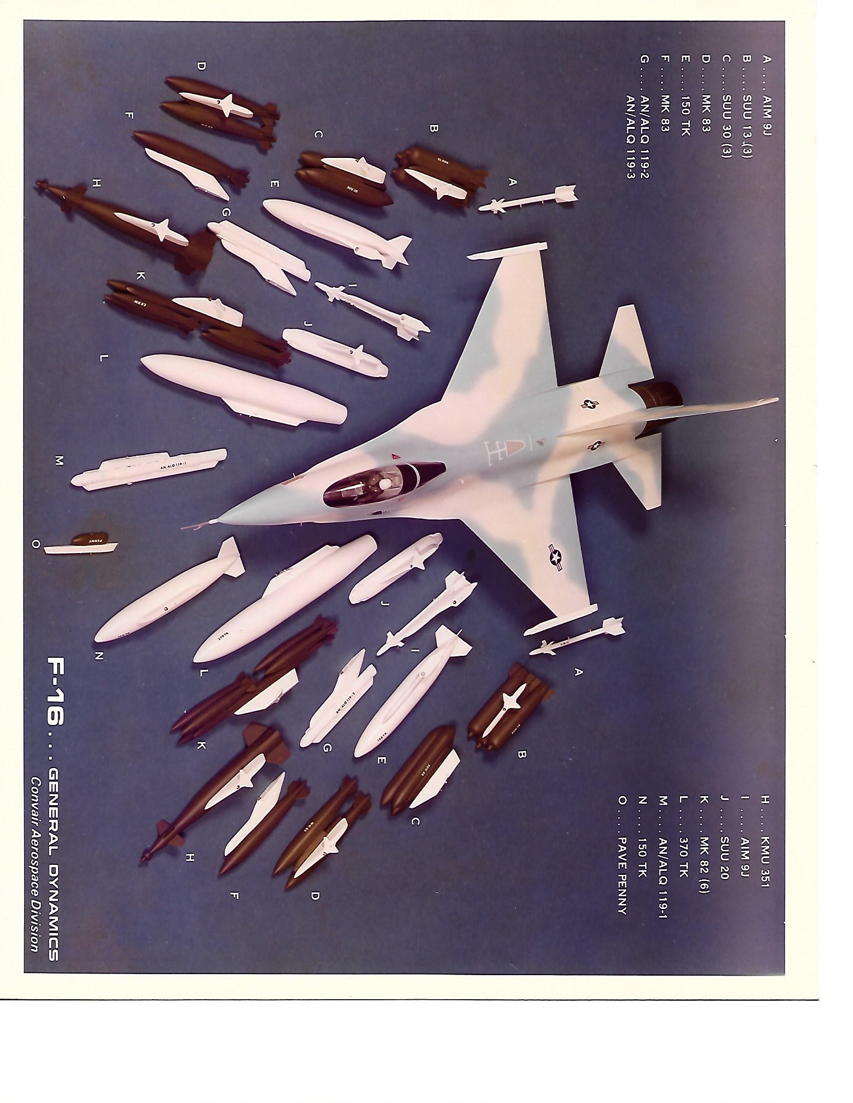 F-16 w/ordinance options