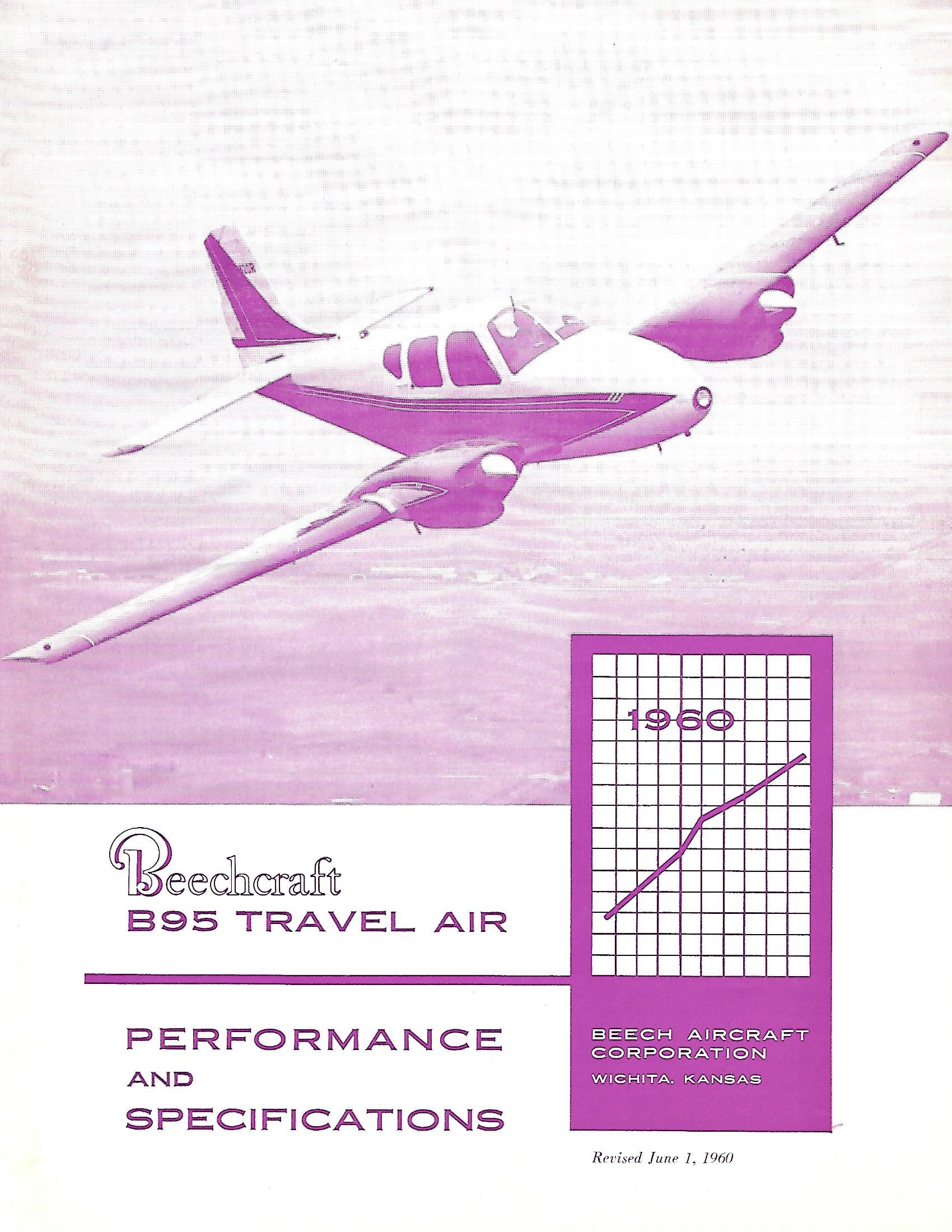 1960 Beech B95 brochure