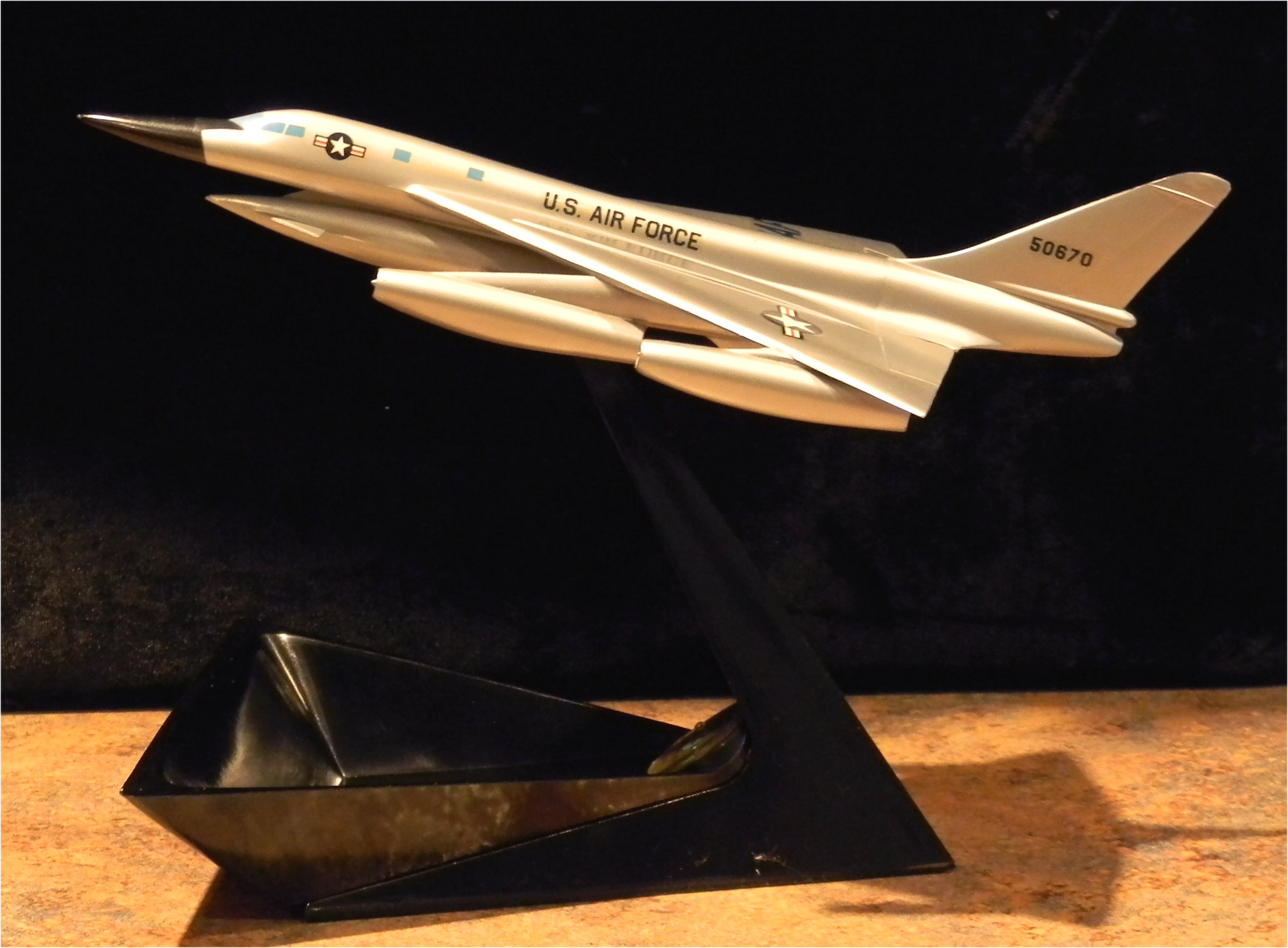Convair B-58 with ashtray base
