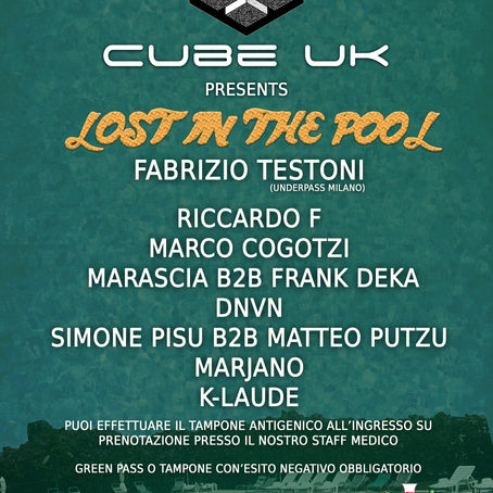 CUBE UK - LOST IN THE POOL PARTY - SARDINIA(ITA) - 04/09/21