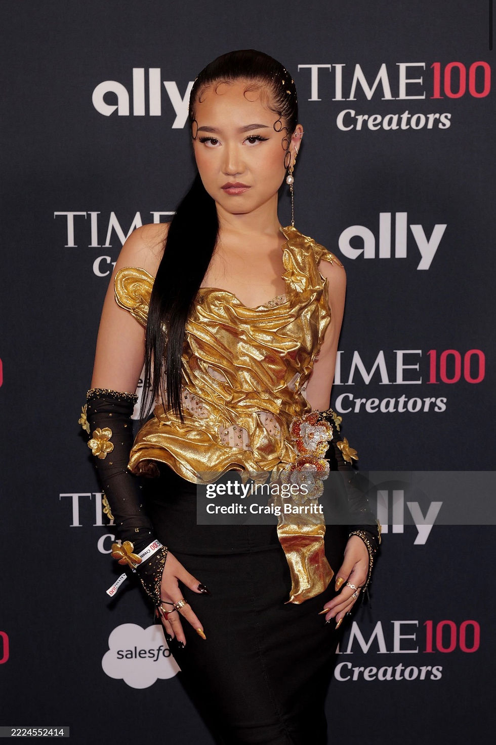 Makeup for Heidi Wong for Times 100 Red Carpet 2025