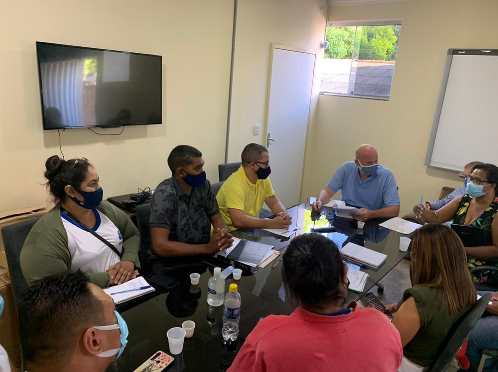 reunião do vereador Ítalo Otávio com agentes comunitários de saúde