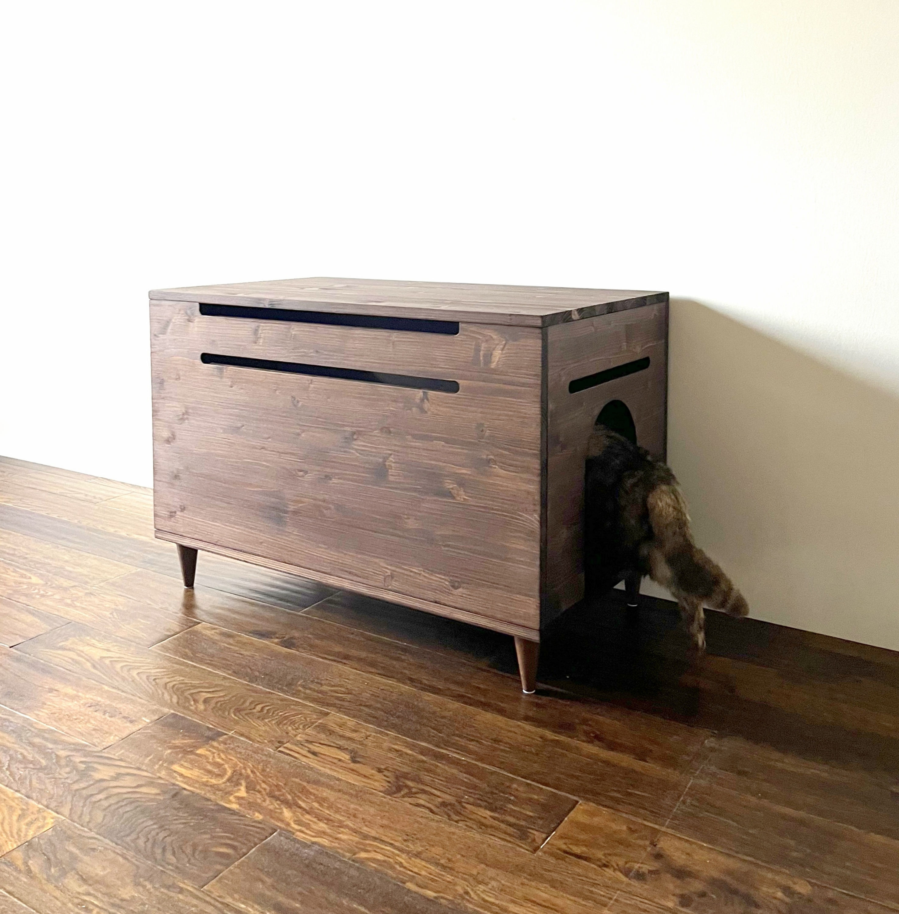 cat litter box enclosure